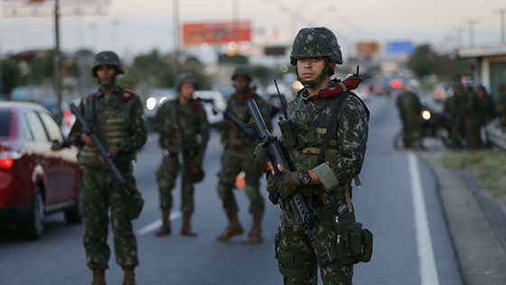 Firjan considera imprescindível o retorno das tropas federais no combate ao crime no RJ