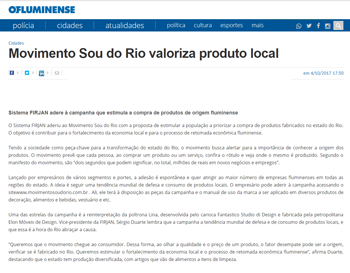 Movimento Sou do Rio valoriza produto local