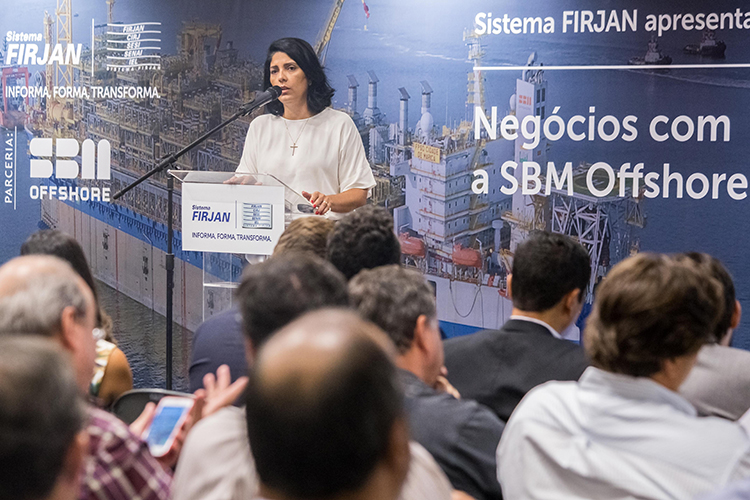 Gerente de Petróleo, Gás e Naval do Sistema FIRJAN, Karine Fragoso destacou que o encontro busca aproximar as empresas da cadeia produtiva do setor