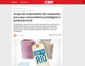 Grupo de empresários faz campanha para que consumidores privilegiem a produção local