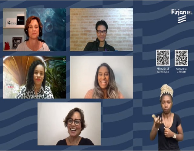 Aquário Casa Firjan contou também com a participaçao de Carla Pinheiro, presidente do Conselho Firjan de Mulheres