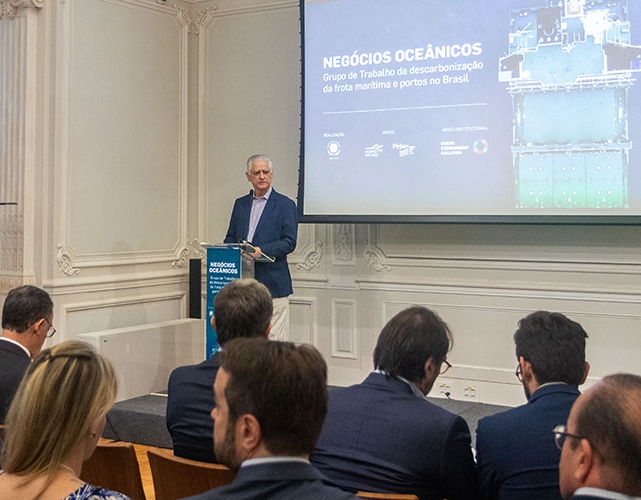 O 1º vice-presidente da Firjan, Luiz Césio Caetano, fez a abertura de evento realizado na Casa Firjan