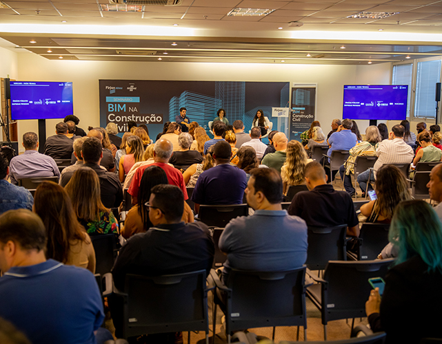 Seminário BIM na Construção Civil é uma iniciativa do programa Rio Construção, realizado em parceria com o Sebrae-RJ por meio do programa Firjan_PEQ