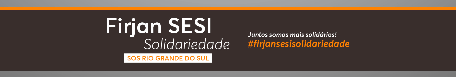 Banner SOS Rio Grande do Sul