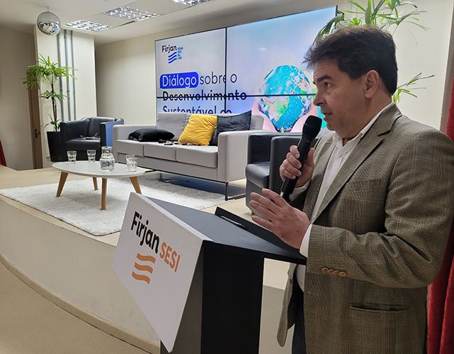 Henrique Nora Júnior, presidente da Firjan Sul Fluminense e 2º vice-presidente da Firjan, fez a abertura do evento