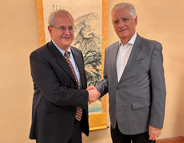 Acordo de livre comércio entre os dois países foi tema de encontro entre Octávio Côrtes e Luiz Césio Caetano