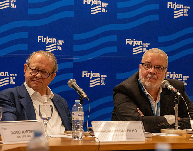 Mauro Viegas e o secretário Uruan Andrade