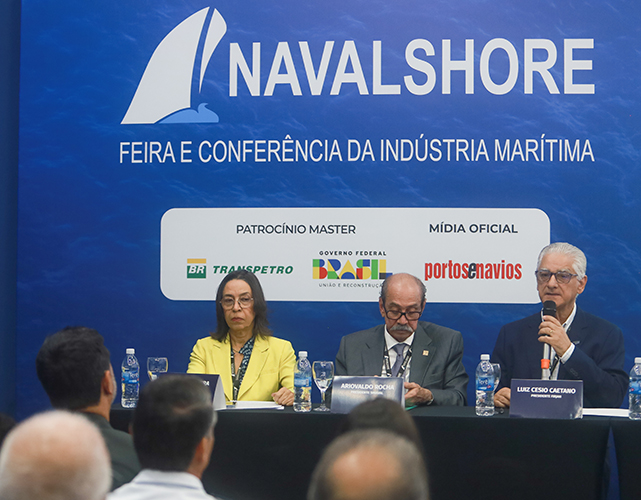 Presidente da Firjan, Luiz Césio Caetano destacou a retomada da indústria naval nacional