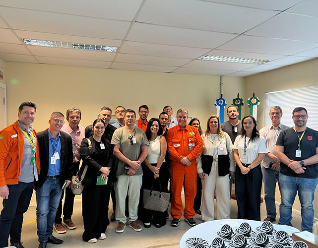 Empresários visitaram maior unidade de processamento de gás natural do país.
