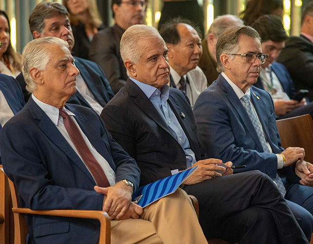 Luiz Césio Caetano, Júlio Lopes e Joaquim Passarinho