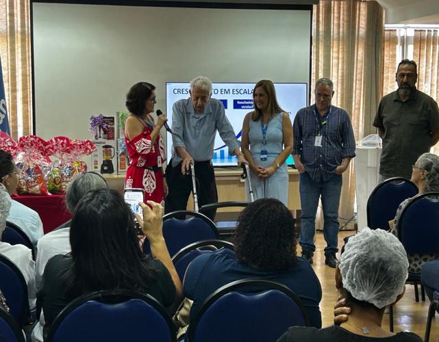 Presidente do SINDPANIFIC/SIAN, Sérgio Bousquet (ao centro) abriu evento realizado na unidade da Firjan SENAI Niterói