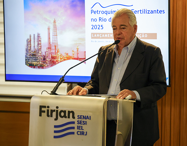 Vice-presidente da Firjan, Raul Sanson destacou a relevância das cadeias de óleo, gás, energias e naval para a economia