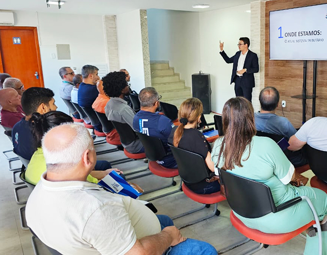 Os empresários tiveram a oportunidade de esclarecer dúvidas e compreender a mudança