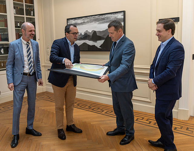 O encontro foi conduzido pelo presidente do Conselho Empresarial de Relações Internacionais da Firjan, Rodrigo Santiago