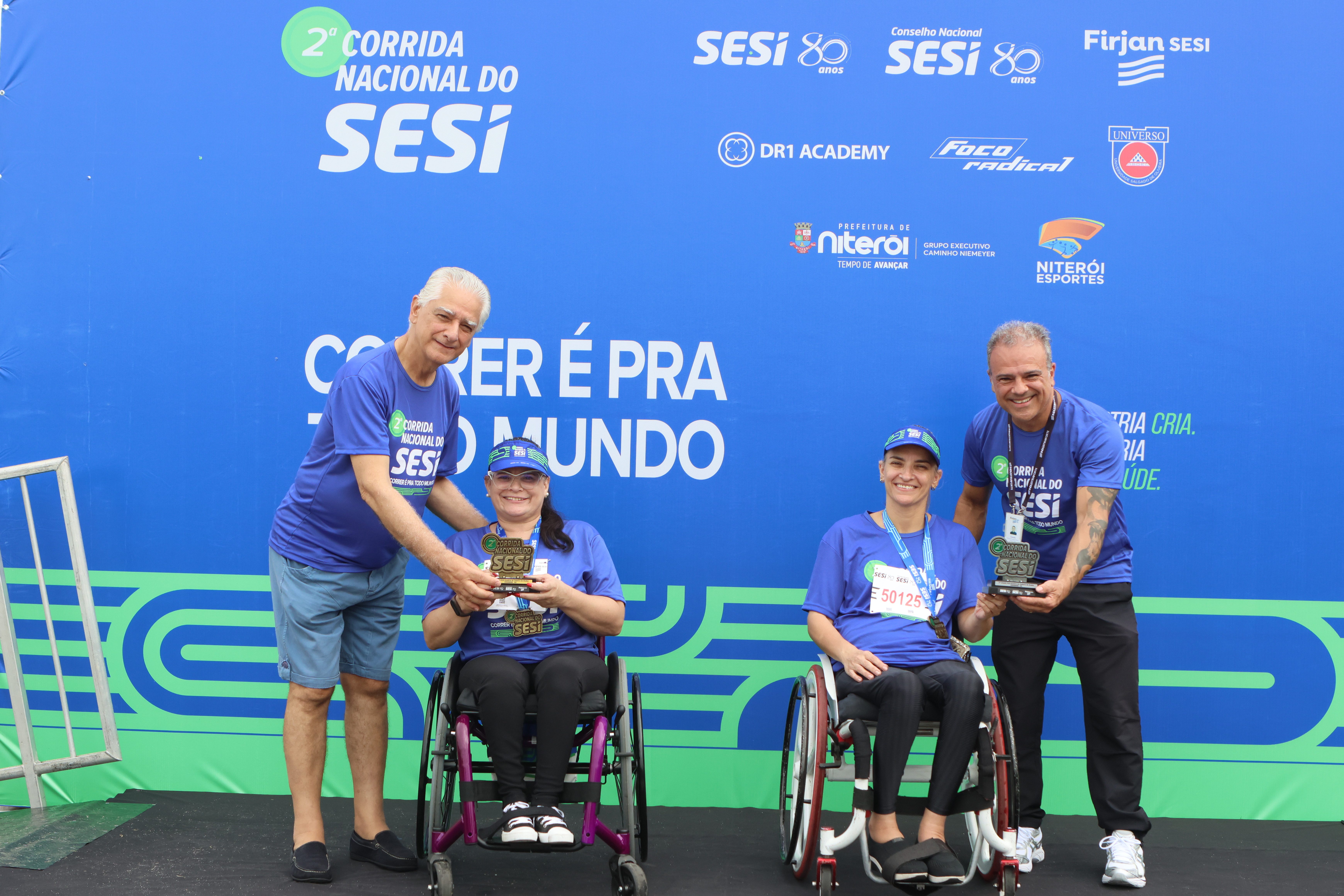 Presidente Caetano participou da premiação em Niterói