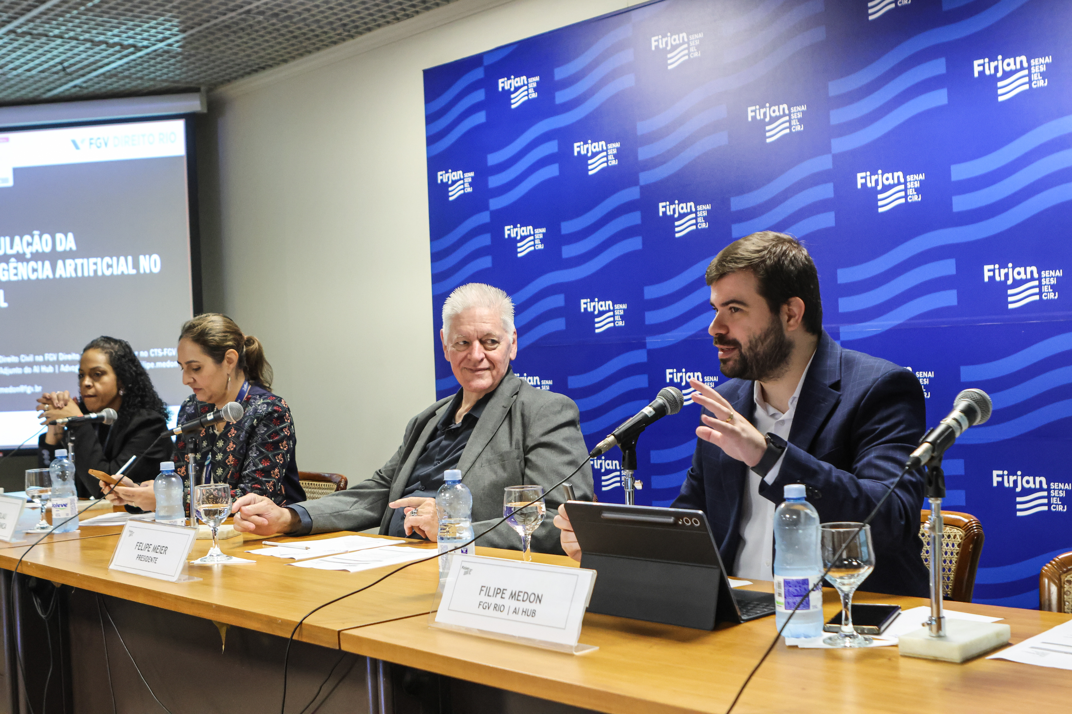 Felipe Meier (Firjan) e Filipe Medon (FGV)