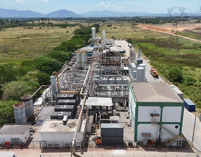 Planta da Gás Verde, em Seropédica, na Região Metropolitana
