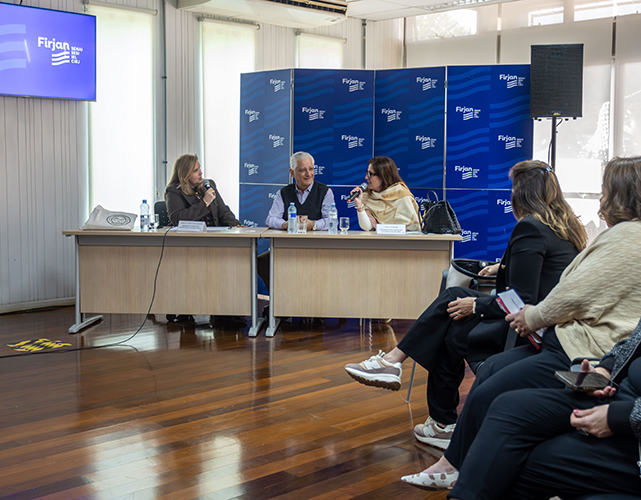 Presidente da Firjan, Luiz Césio Caetano, participou do encontro que reuniu mulheres atuantes em diversos setores da região