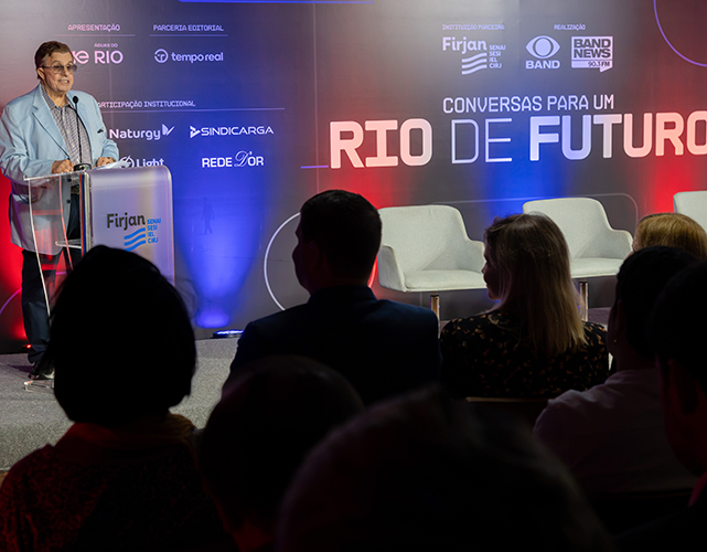 Carlos Erane de Aguiar, 1º vice-presidente da Firjan e presidente do Conselho Empresarial de Defesa e Segurança Pública