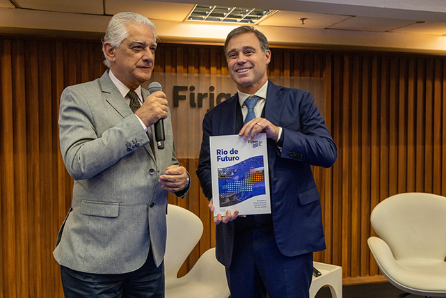 Firjan reúne ministro do STF e empresários do Rio em debate sobre segurança jurídica e ambiente de negócios.