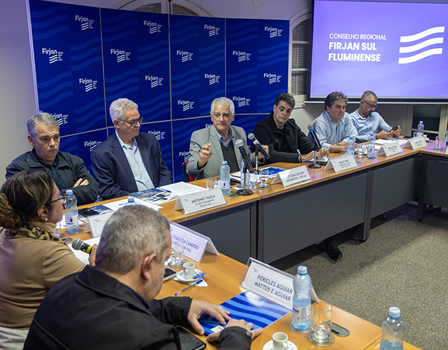 Participaram também o 2º vice-presidente da Firjan CIRJ, Antonio Carlos Vilela, e o 2º vice-presidente da Firjan, Henrique Nora Jr.