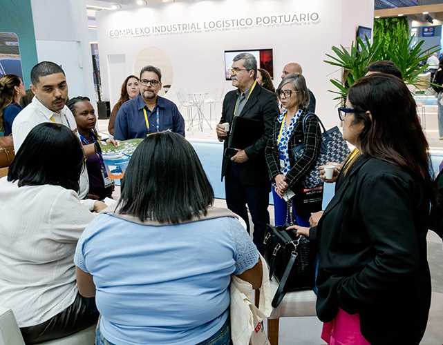 Além do estande do Porto do Açu, empresários de Campos e Macaé visitaram outras seis âncoras do mercado de óleo e gás