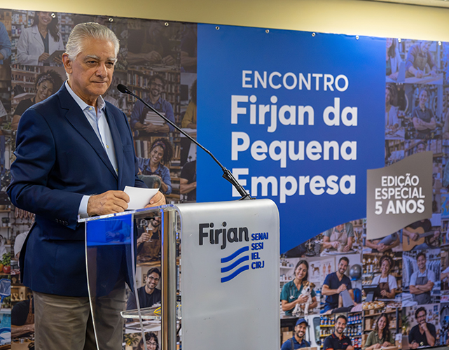 Luiz Cesio Caetano, presidente da Firjan